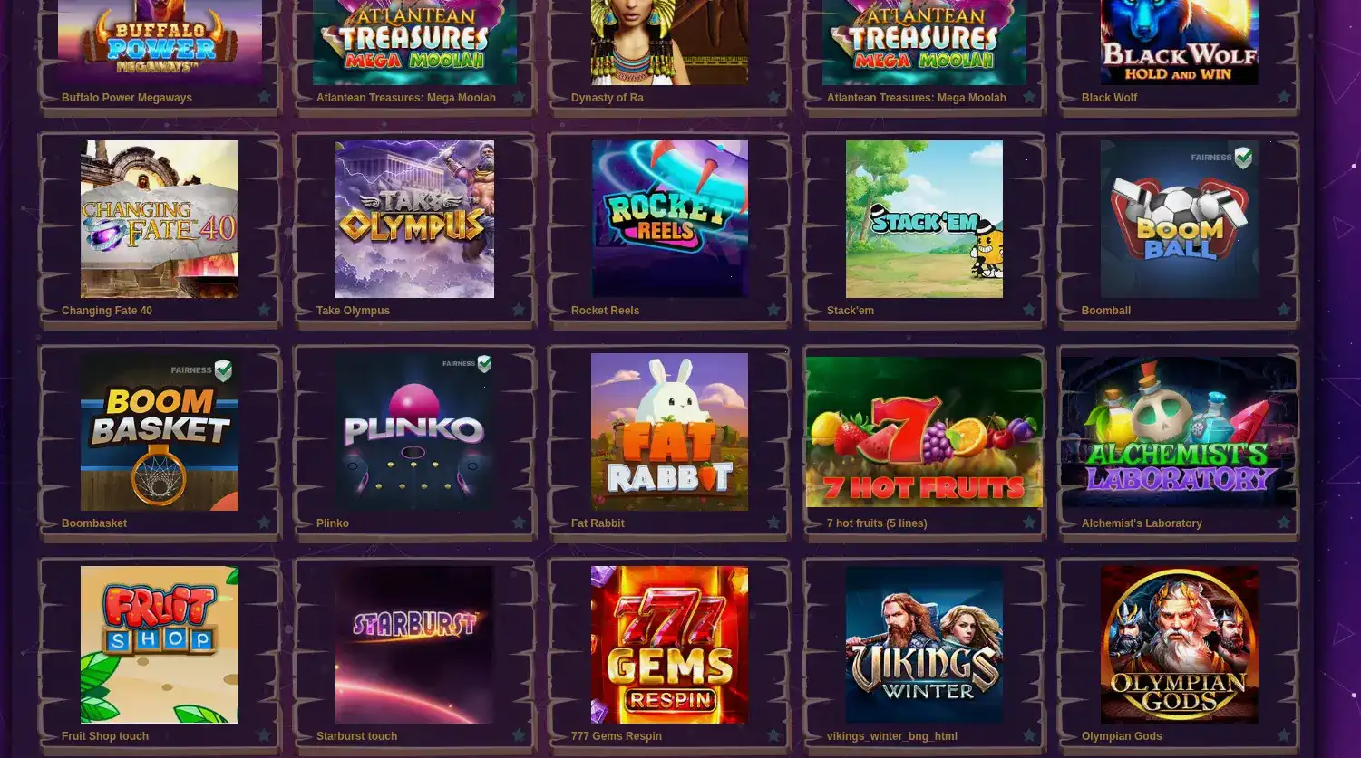 Мобильная версия Energy Casino
